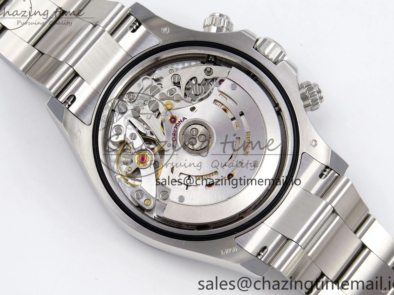 MiroTime 0216 Daytona 116506 Clean 1:1 Best Edition Ice Blue Dial Arabic Markers on SS Bracelet SA4130 V EasyCare 1344